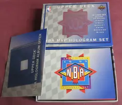 1993 UPPER DECK NBA MVP HOLOGRAM SET, 36 CARDS, UNSEALED, MICHAEL JORDAN + - Image 2