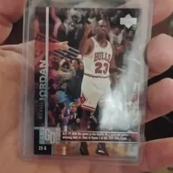 Upper Deck Michael Jordan Chicago Bulls NBA Insert Card Lot 8 - Image 4