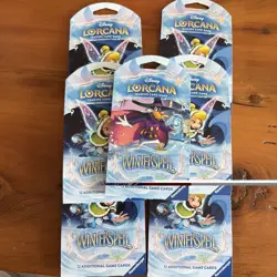 Disney Lorcana Winterspell Sleeved Booster Pack Ravensburger - 12 Cards - Image 1