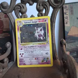 Sabrina's Gengar 14/132 Holo Rare Gym Heroes | Halo Swirl (DMG) - Image 3