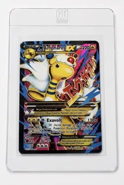 M Ampharos EX (88 Full Art) 88/98 XY - Ancient Origins Holo Pokemon Card NM - Image 1