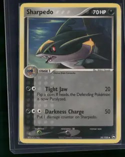 Sharpedo 38/108 Uncommon Power Keepers Pokemon Lightly Played - Image 1