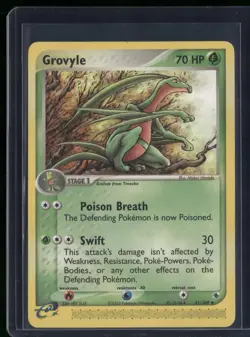 Grovyle 31/109 Uncommon Ruby & Sapphire Pokemon Lightly Played - Image 1