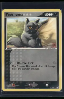 Poochyena 58/108 Common Power Keepers Pokemon Lightly Played - Image 1