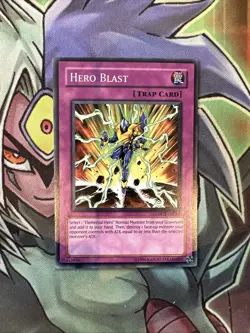 LODT-EN064 Hero Blast Rare Unlimited Edition NM Yugioh Card - Image 1
