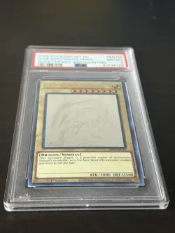 Blue-Eyes White Dragon Ghost Rare 1st Ed GFP2-EN175 PSA 8 🔥 - Image 4