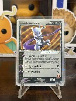 Rocket's Mewtwo ex 99/109 Team Rocket Returns Holo - Image 2