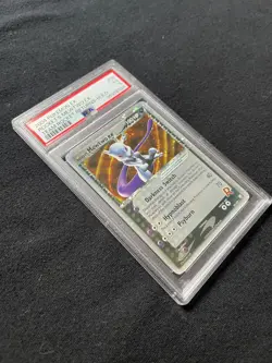 Pokemon Rocket's Mewtwo EX Team Rocket Returns Holo 99/109 2004 PSA 5 - Image 2