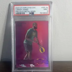 Upper Deck 2023 UD Employee Exclusive LeBron James Lakers PMG #UD-JA PSA 9 - Image 1