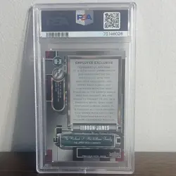 Upper Deck 2023 UD Employee Exclusive LeBron James Lakers PMG #UD-JA PSA 9 - Image 2
