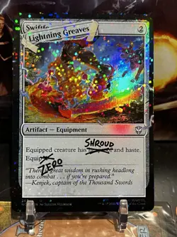 MTG | Lightning Greaves (382) 🎊Pool Party FOIL✨ [Secret Lair Deadpool] - Image 1