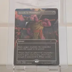 MTG Swords to Plowshares Thanos PSA Magazine Exclusive Promo Marvel Magic Sealed - Image 1