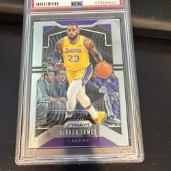 2019-20 Panini Prizm LeBron James Base #129 PSA 10 Gem Mint Lakers - Image 3