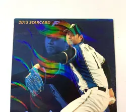 Shohei Ohtani 2015 Calbee Baseball card Nippon Ham Fighters Starcard S-06 B - Image 2