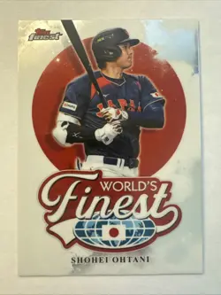 Topps Finest 2026 World's Finest Shohei Ohtani Japan Baseball WF-22 - Image 1