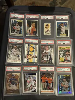 Jose Altuve 12 Graded Card Lot PSA 9’s And 10’s (one 7) Lot 511 - Image 1
