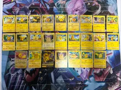 25 Different Pikachu Pokemon TCG Card Lot - Sun & Moon XY + More - Image 1