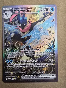 Pokemon Greninja ex 132 Sv: Shrouded Fable Promo Cards Holo - Image 1