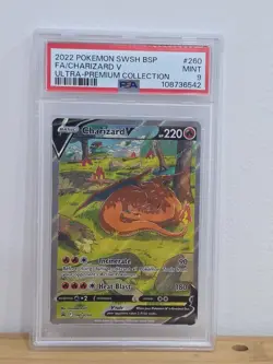 Charizard V SWSH260 Sword & Shield Pokemon Promo Cards PSA 9 - Image 1
