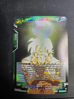 DBS CCG Yamaha, Skills Improved BT18-072 UC Foil Card Dawn of the Z-Legends NM - Image 1
