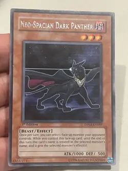 Neo-Spacian Dark Panther Rare 1st Edition DP03-EN007 LP Yugioh - Image 1
