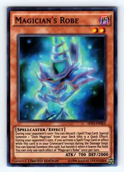 Yugioh Magician's Robe SHVI-ENSE3 Super Rare - VLP-NM 💎 - Image 1
