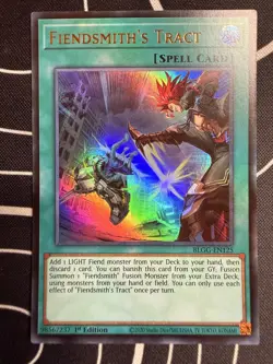 Fiendsmith's Tract (ULTRA RARE) BLGG-EN125 (NM) 1st Edition Yu-Gi-Oh! Konami - Image 1