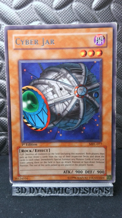 | Yugioh Cyber Jar MRL-077 1st Edition Rare Magic Ruler DMG 🔥 | - Image 1