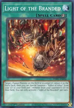 1x Light of the Branded - 1st Edition NM Eng YuGiOh - Photon Hypernova - Image 1