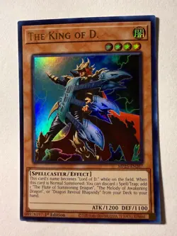 Yugioh! The King of D. - MP25-EN267 - Ultra Rare - 1st Edition Near Mint, Englis - Image 1