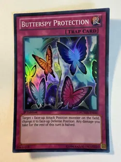 Butterspy Protection - NUMH-EN060 - Super Rare - 1st Edition - LP Yugioh - Image 1
