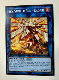 1x Sky Striker Ace - Kagari Alt Art 1st Edition Common L26D-ENS25 Yu-Gi-Oh! - Image 1