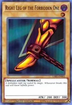 Right Leg of the Forbidden One - LART-EN002 - Ultra Rare - Limited Edition NM Yu - Image 1
