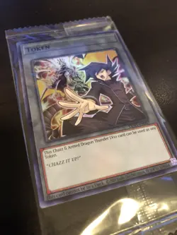 YuGiOh TOKEN TKN5-EN007 Chazz & Armed Dragon Thunder LV10 NM-Mint ENGLISH - Image 1