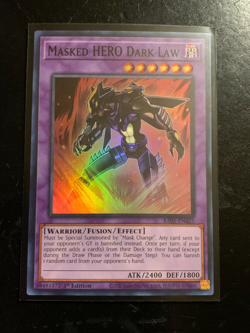 Masked HERO Dark Law - (Super Rare) - Yu-Gi-Oh! - Image 1