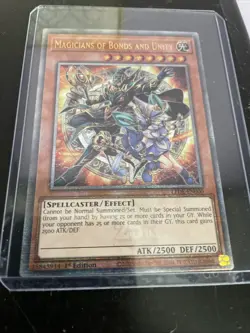 Yugioh! Magicians of Bonds and Unity - AGOV-EN000 - Quarter Century Secret Rare - Image 5