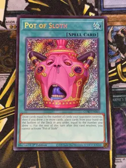 Pot of Sloth 1st Edition Secret Rare CORI-EN061 Yu-Gi-Oh! - Image 1