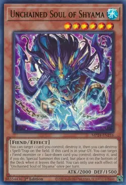 Yugioh! LP Unchained Soul of Shyama - MP24-EN216 - Ultra Rare - 1st Edition Ligh - Image 1