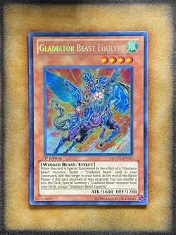 Yugioh Gladiator Beast Equeste LCGX-EN251 Secret Rare 1st Ed NM - Image 1