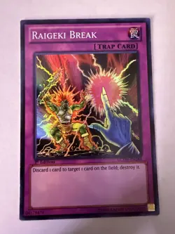 Yugioh - Raigeki Break - Super - 1st - LCYW-EN286 - LP - Image 1