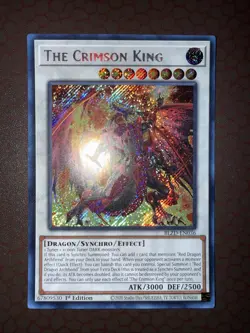 Yu-Gi-Oh! The Crimson King -BLZD-EN036- Secret Rare- 1st Edition NM! - Image 2