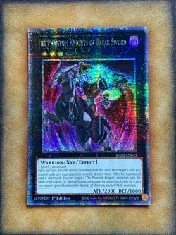 Yugioh The Phantom Knights of Break Sword RA02-EN035 Quarter Century Rare 1st NM - Image 1