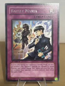 Yugioh Battle Mania DP08-EN025 1st Edition Rare NM - Image 1