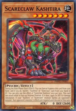 1x Scareclaw Kashtira - 1st Edition NM Eng YuGiOh - Photon Hypernova - Image 1
