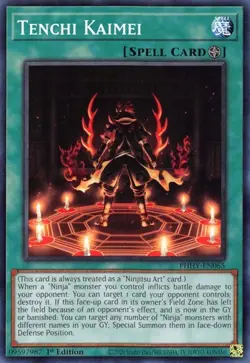1x Tenchi Kaimei - 1st Edition NM Eng YuGiOh - Photon Hypernova - Image 1