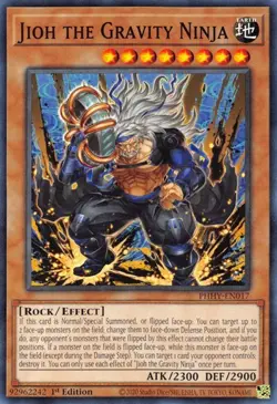 1x Jioh the Gravity Ninja - 1st Edition NM Eng YuGiOh - Photon Hypernova - Image 1