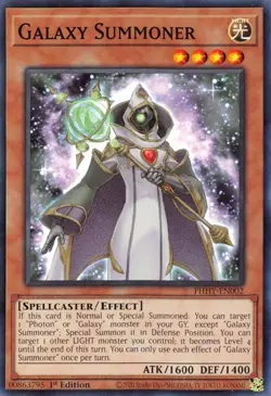 1x Galaxy Summoner - 1st Edition NM Eng YuGiOh - Photon Hypernova - Image 1