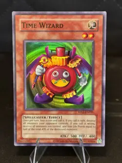 Konami Yu-Gi-Oh! Time Wizard RP01-EN035 Retro Pack Super Rare Foil Unlimited - Image 2