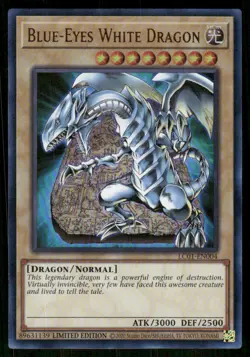 Blue-Eyes White Dragon (25th Anniversary Edition) LC01-EN004 Yu-Gi-Oh Limited NM - Image 1