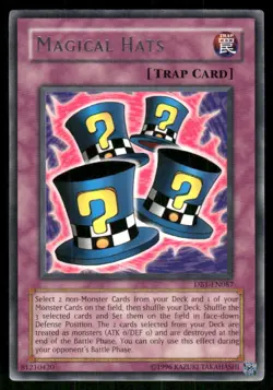 Magical Hats DB1-EN087 Rare Dark Beginning 1 Yu-Gi-Oh Unlimited NM - Image 1